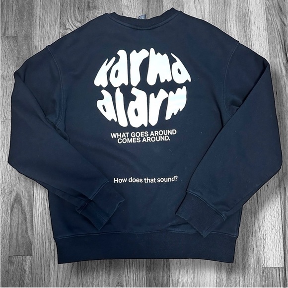 H&M black karma Alarm hoodie - Picture 5 of 5
